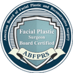 Facial plastic surgeon board certified