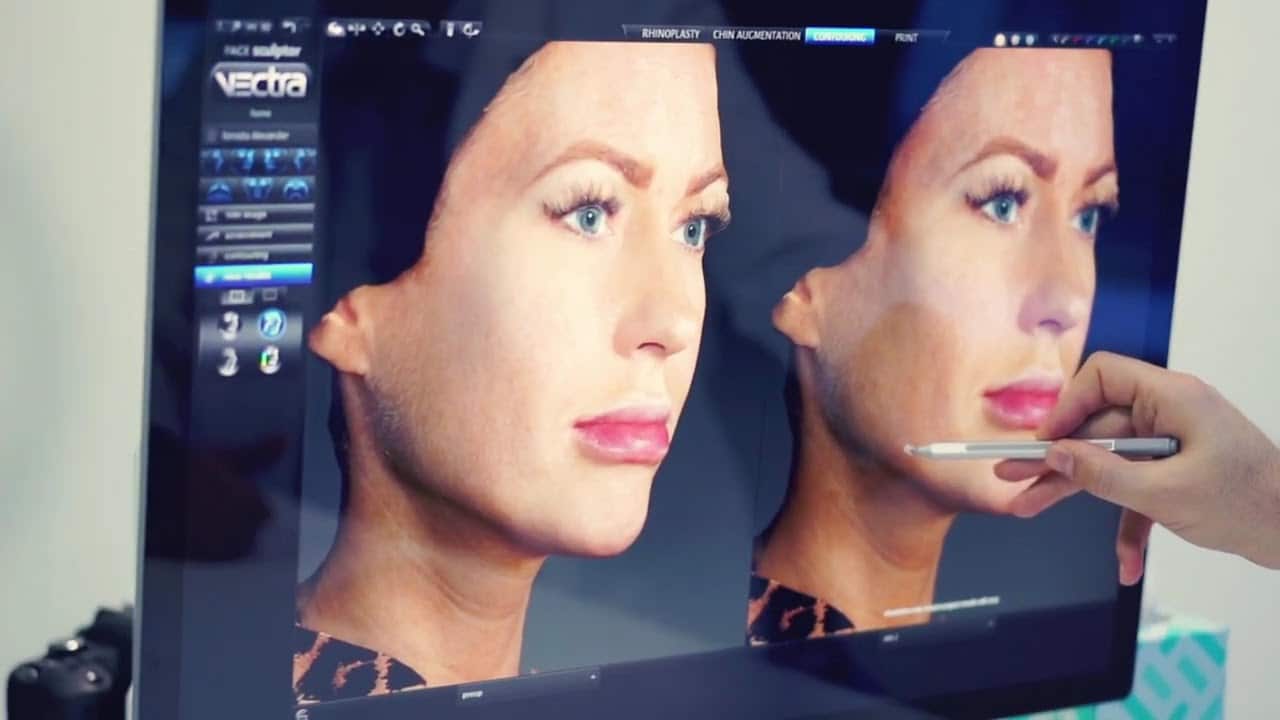 Mirror 3D imaging on screen